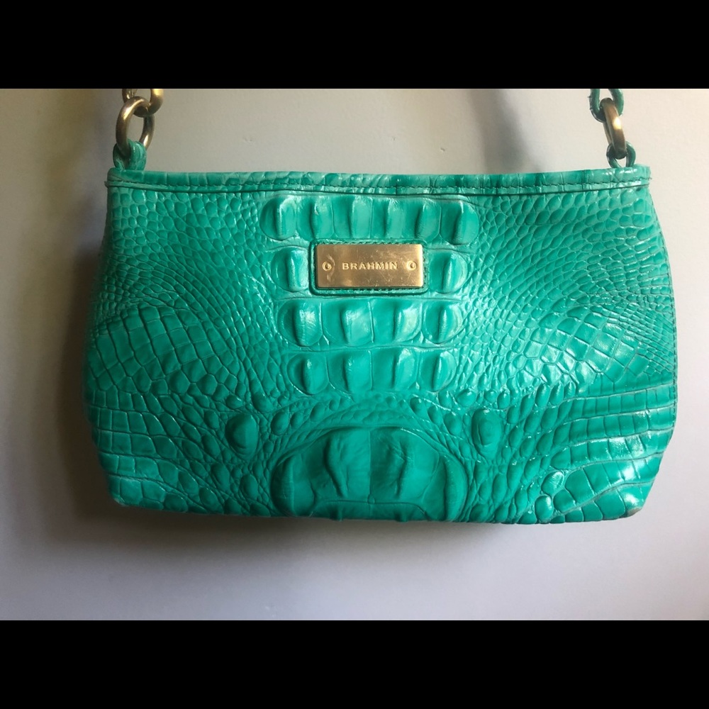 Gorgeous Fun Teal Brahmin Purse